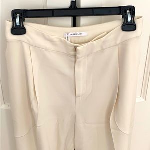 Derek Lam 10 Crosby Street white trousers, size 0
